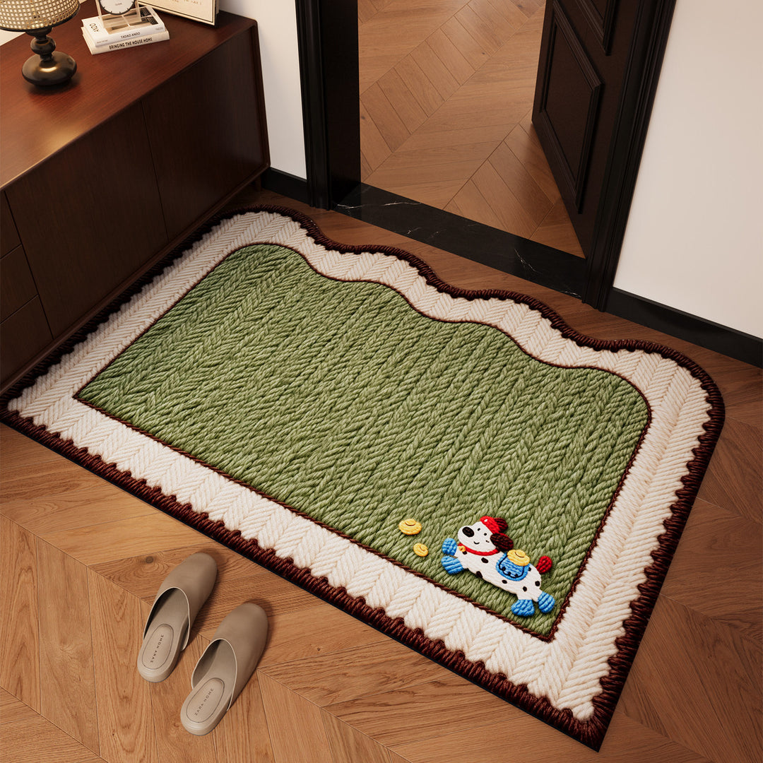 Decorative Braided Kitchen Mat