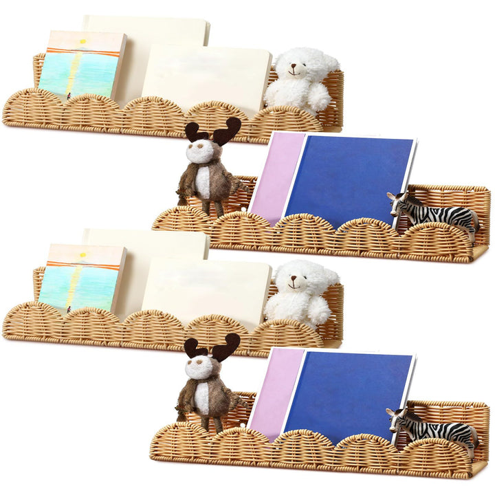 Rattan step shelf Bowlift