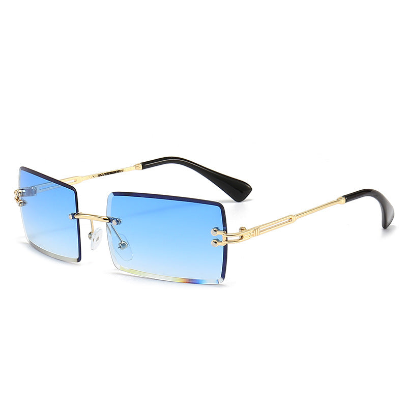 Women's fashionable rectangular sunglasses with gradient lenses Bowlift