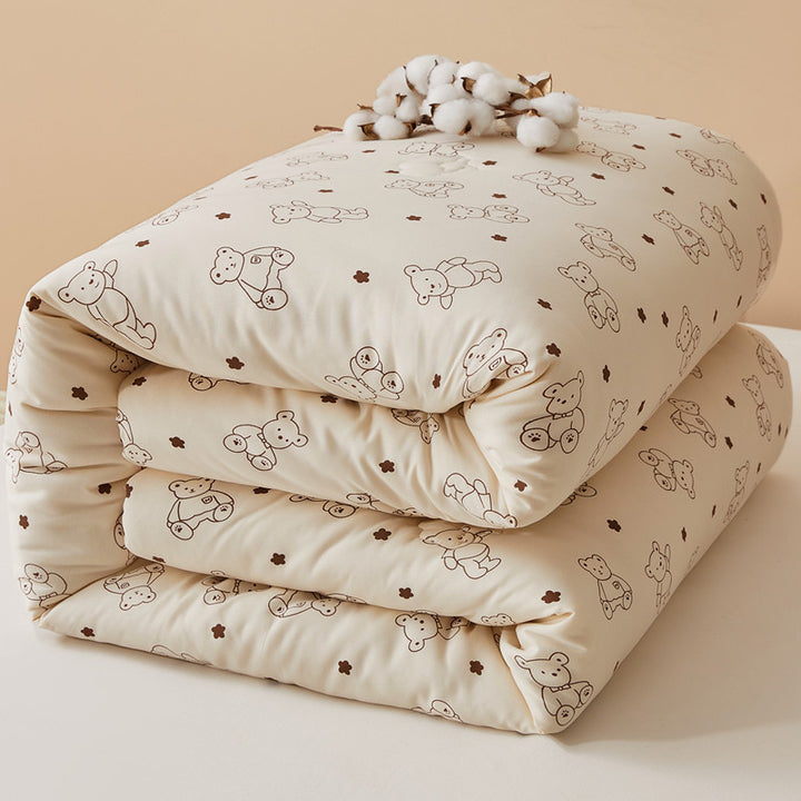 Women's cozy blanket with lovely bear pattern Bowlift