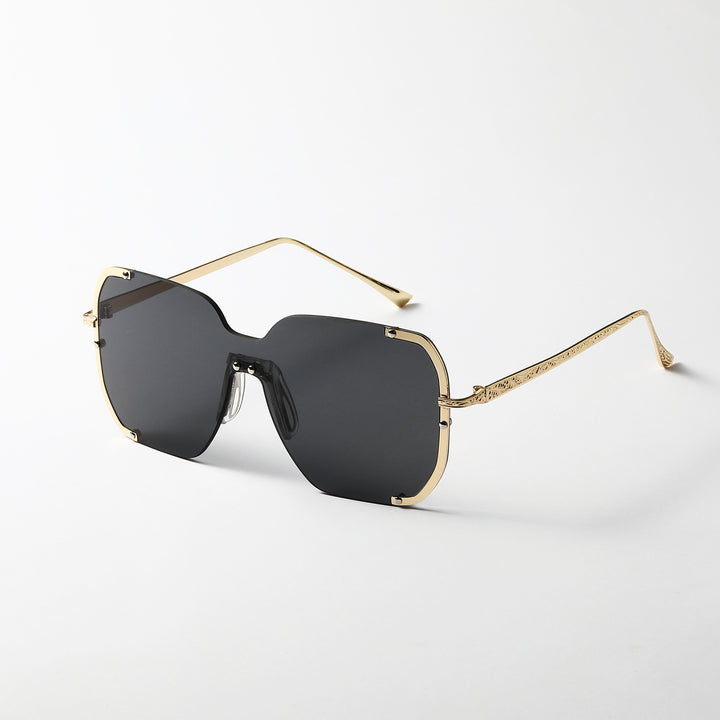 Women large stylish sun protection glasses Bowlift