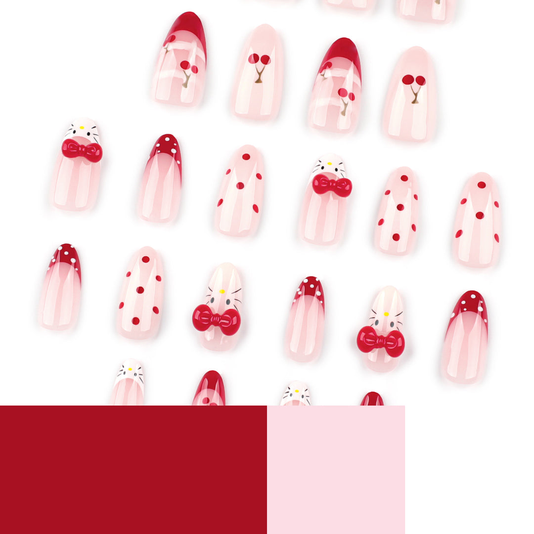 Artistic Nail Art with Playful Design Bowlift