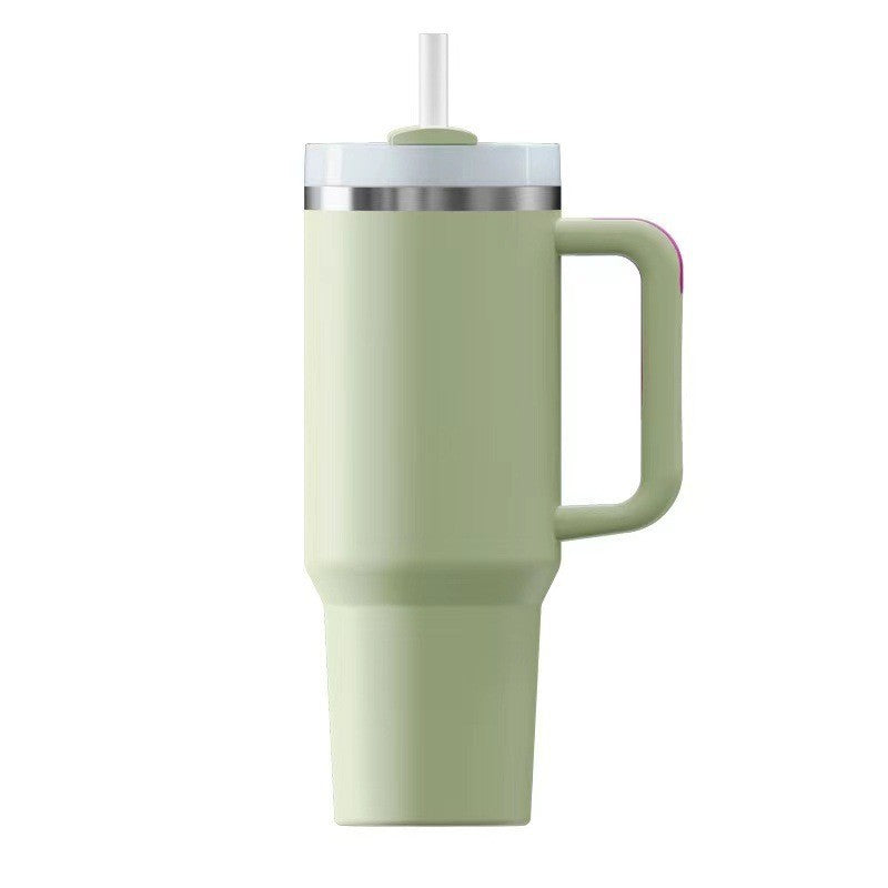 Ladies Insulated Mug with Handle and Practical Straw Bowlift