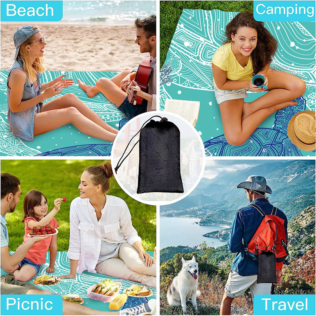 Extra-Large Portable Beach Mat Bowlift