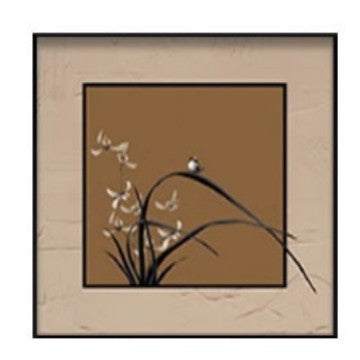 Floral framed artwork