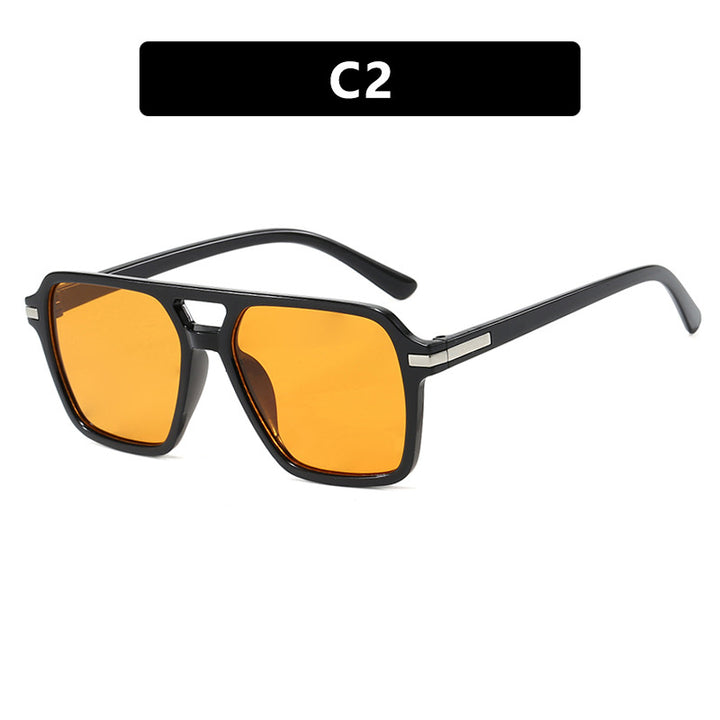 Women's fashionable rectangular sunglasses with stylish design and UV protection Bowlift