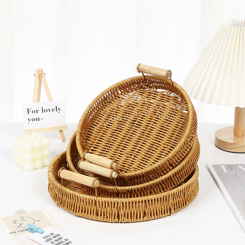Decorative Woven Basket Bowlift