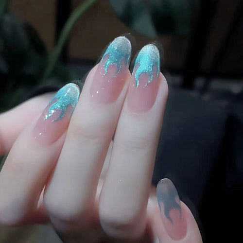Artistic Flame Design Nail Art Set Bowlift