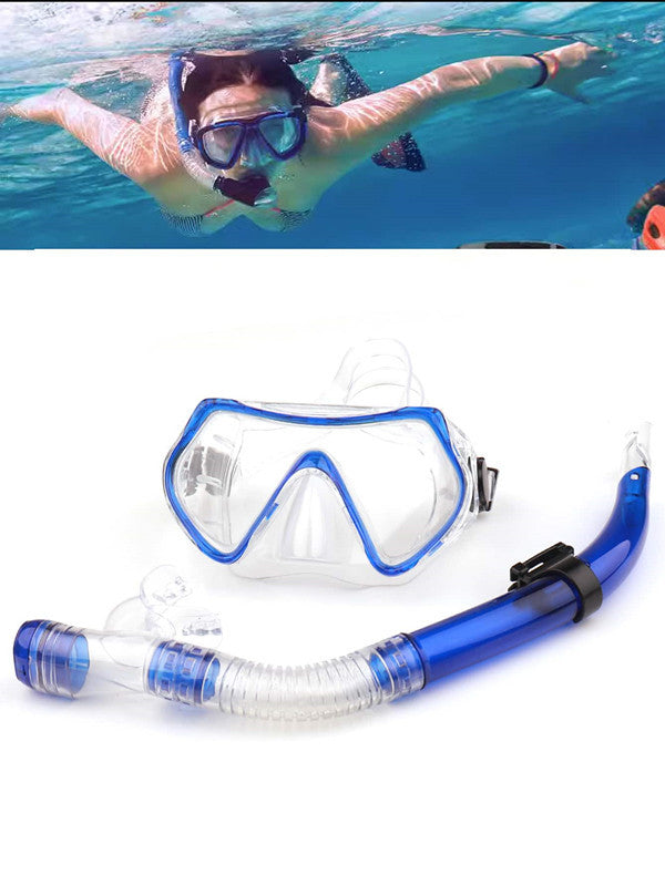 Snorkel mask with anti-fog technology and flexible mouthpiece Bowlift