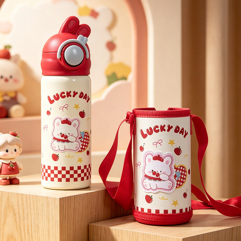 Children's Water Bottle with Sweet Design Bowlift