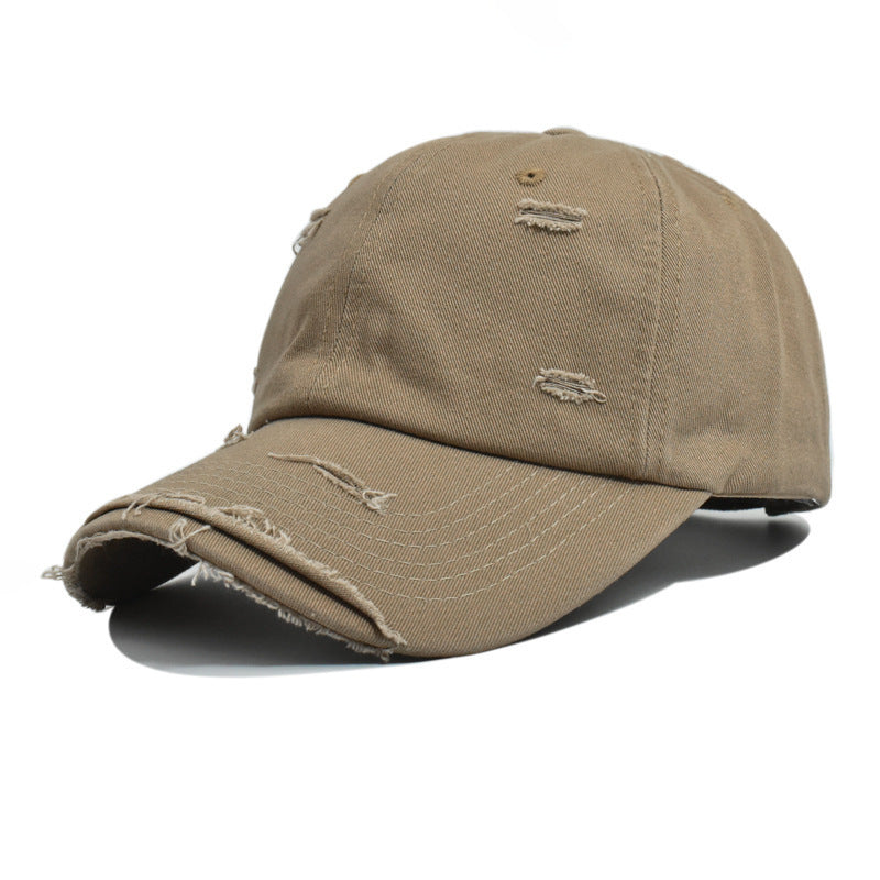Women's fashionable baseball cap with destroyed look Bowlift
