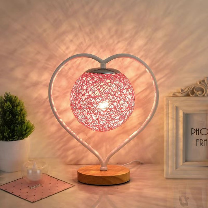 Heart Shaped Table Lamp