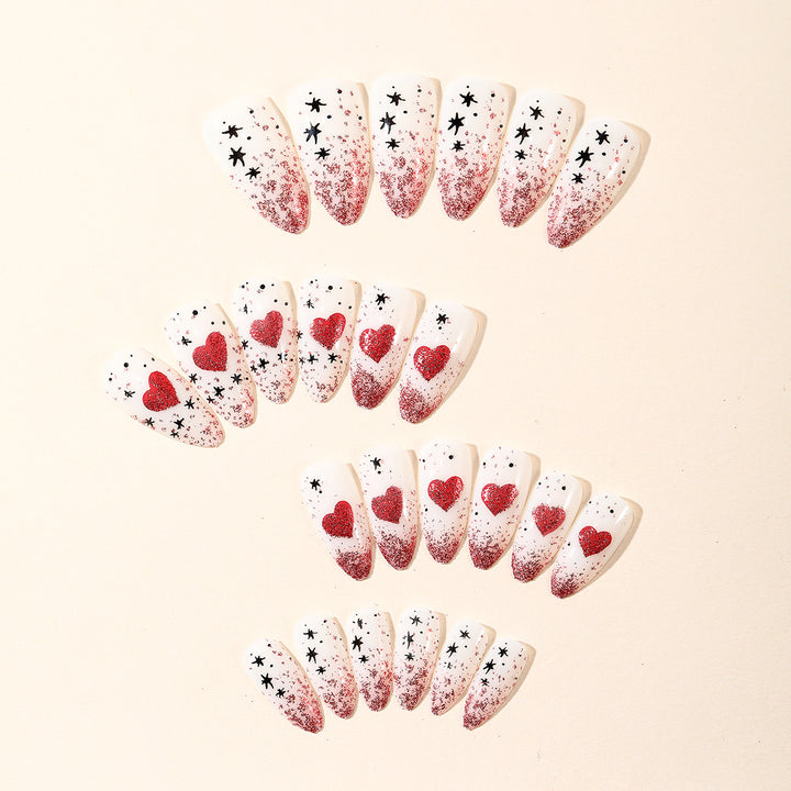 Artistic Heart-Themed Nail Art Kit Bowlift