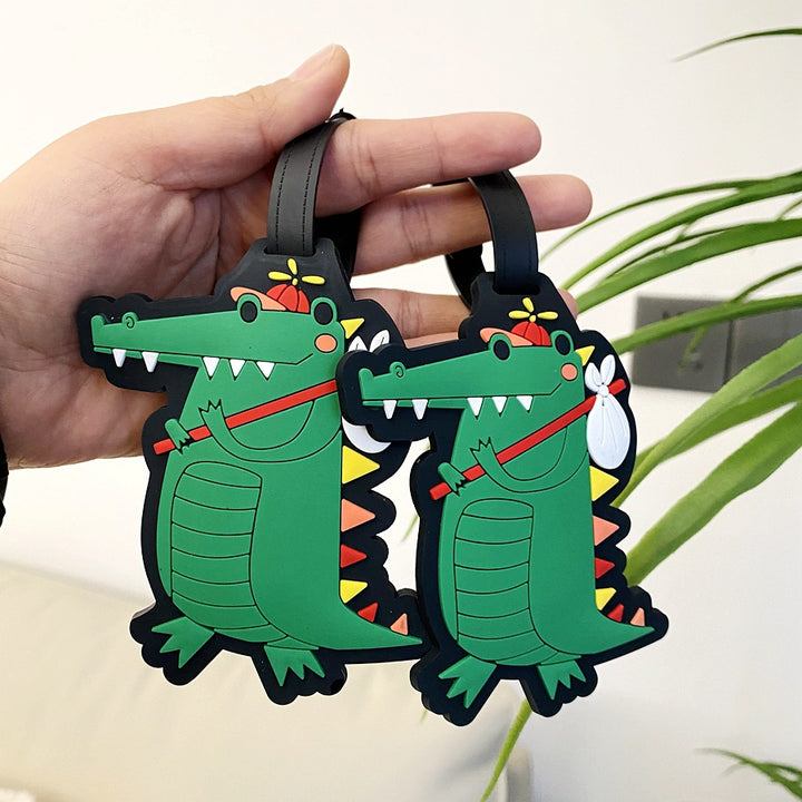 Fun Crocodile Luggage Tag Bowlift