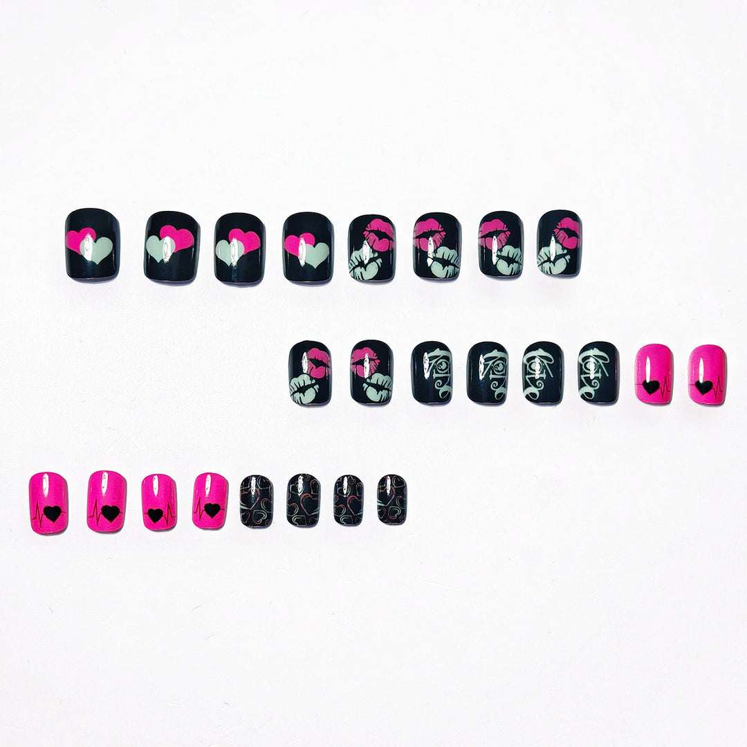 Creative Love-Themed Nail Art Bowlift