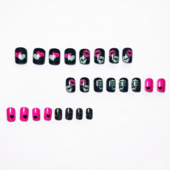 Creative Love-Themed Nail Art Bowlift