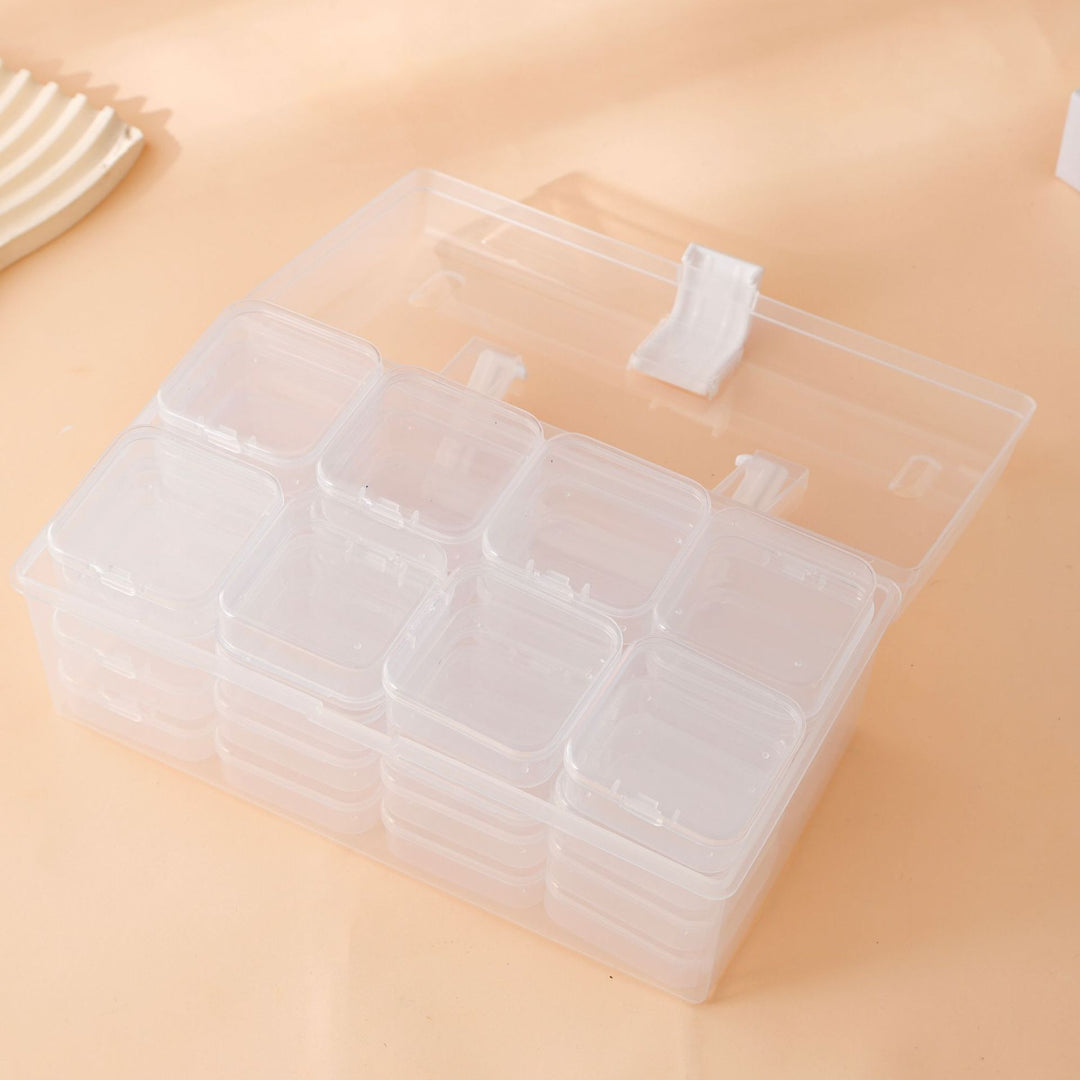 Multi-Sectional Craft Tool Storage Box Bowlift