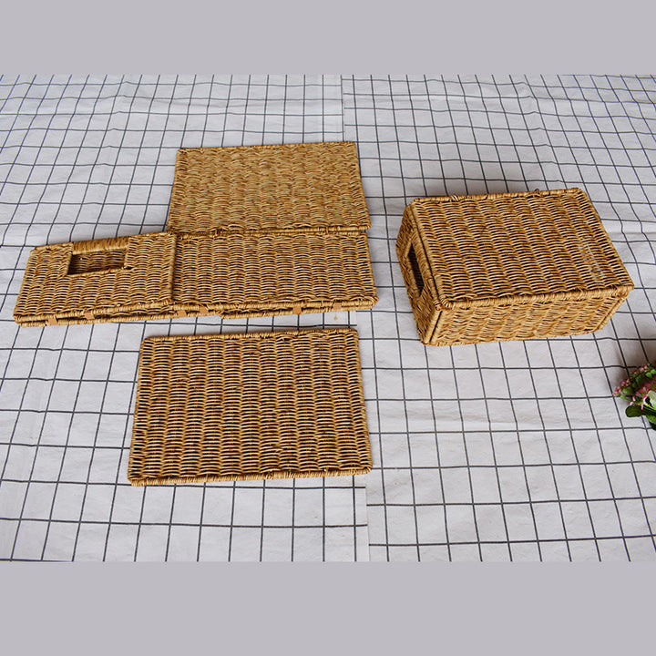 Versatile Handwoven Storage Basket Set Bowlift