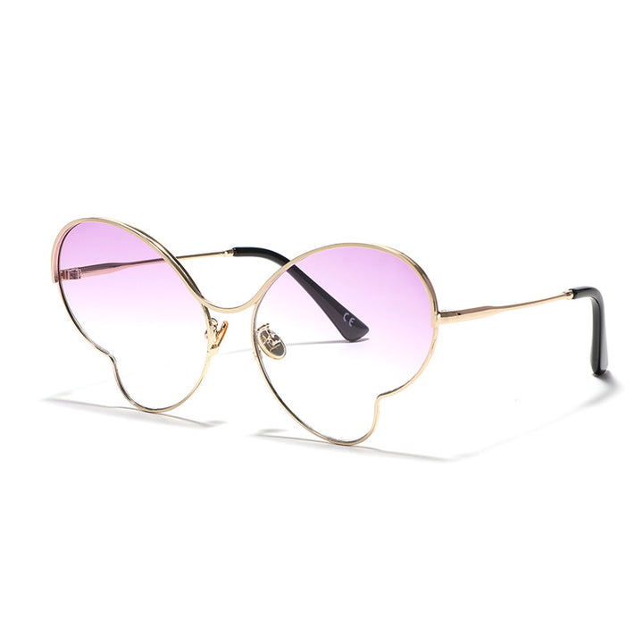 Women extravagantly designed butterfly sunglasses Bowlift