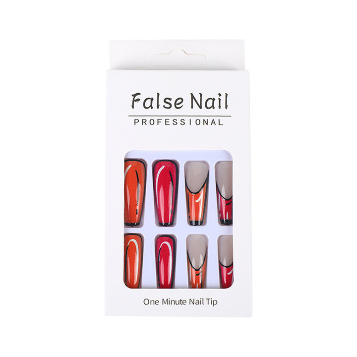 Creative artificial nails with modern color play Bowlift
