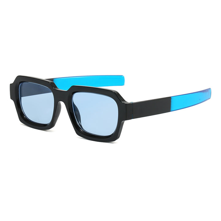 Ladies fashionable stylish square sunglasses with contrasting frame Bowlift