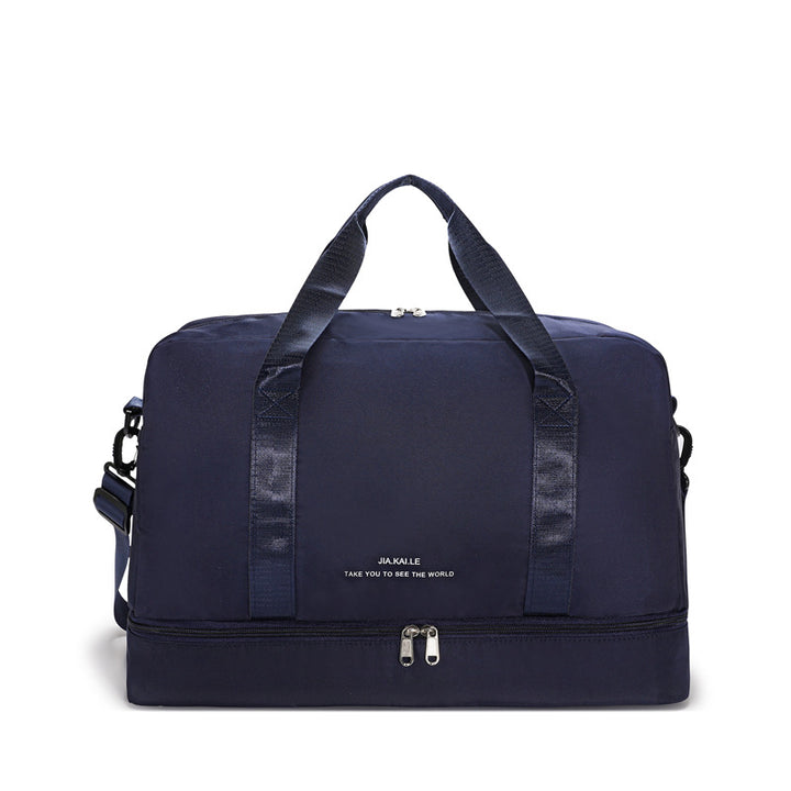 Sporty Travel Bag With Spacious Interior Compartment And Removable Shoulder Strap Bowlift