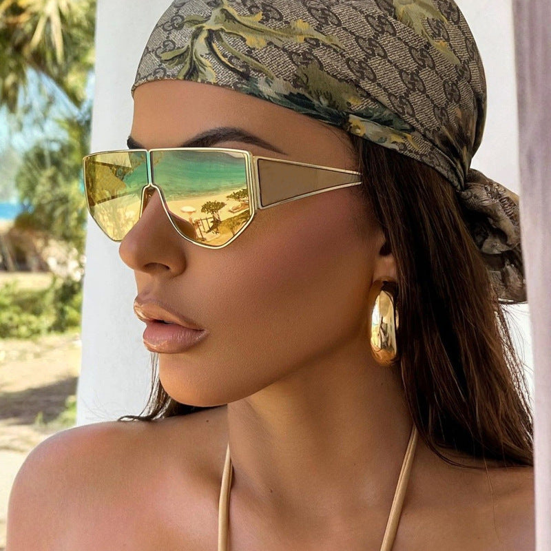 Men's Bold Statement Shield Sunglasses Bowlift