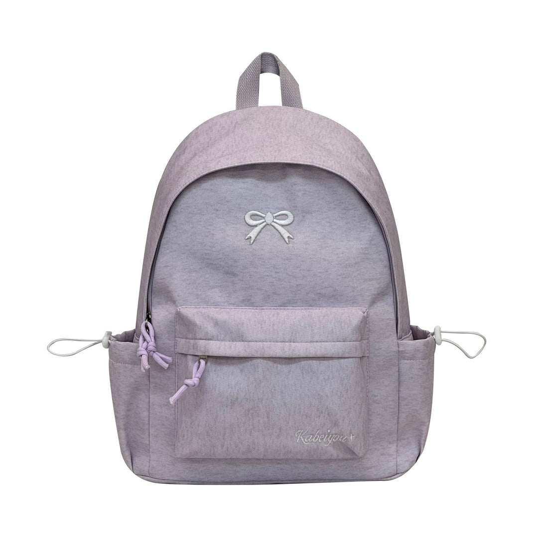 Elegant Bow-Embellished Casual Backpack Bowlift