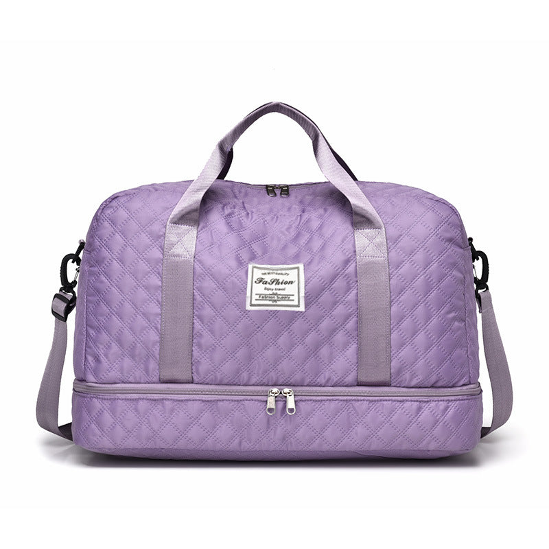 Quilted Travel Duffel Bag Bowlift