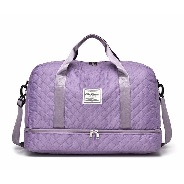 Quilted Travel Duffel Bag Bowlift