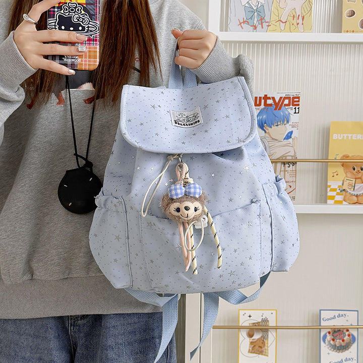 Star-Patterned Lightweight Backpack