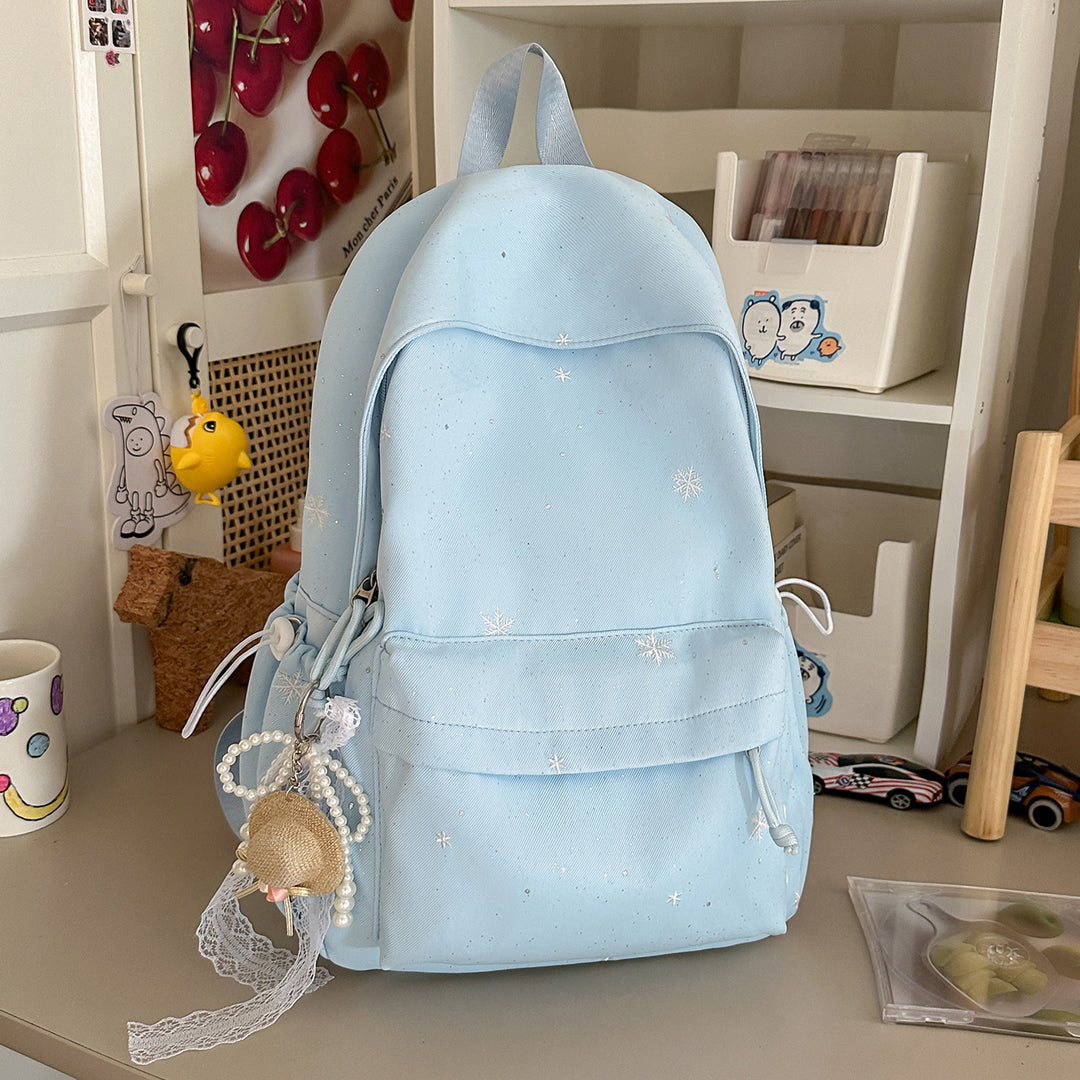 Fun-Themed Embellished School Backpack