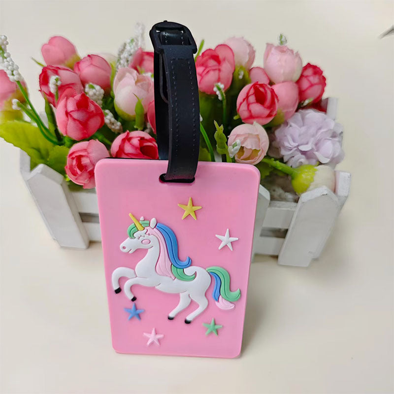 Unisex Whimsical Unicorn Luggage Identifier Bowlift