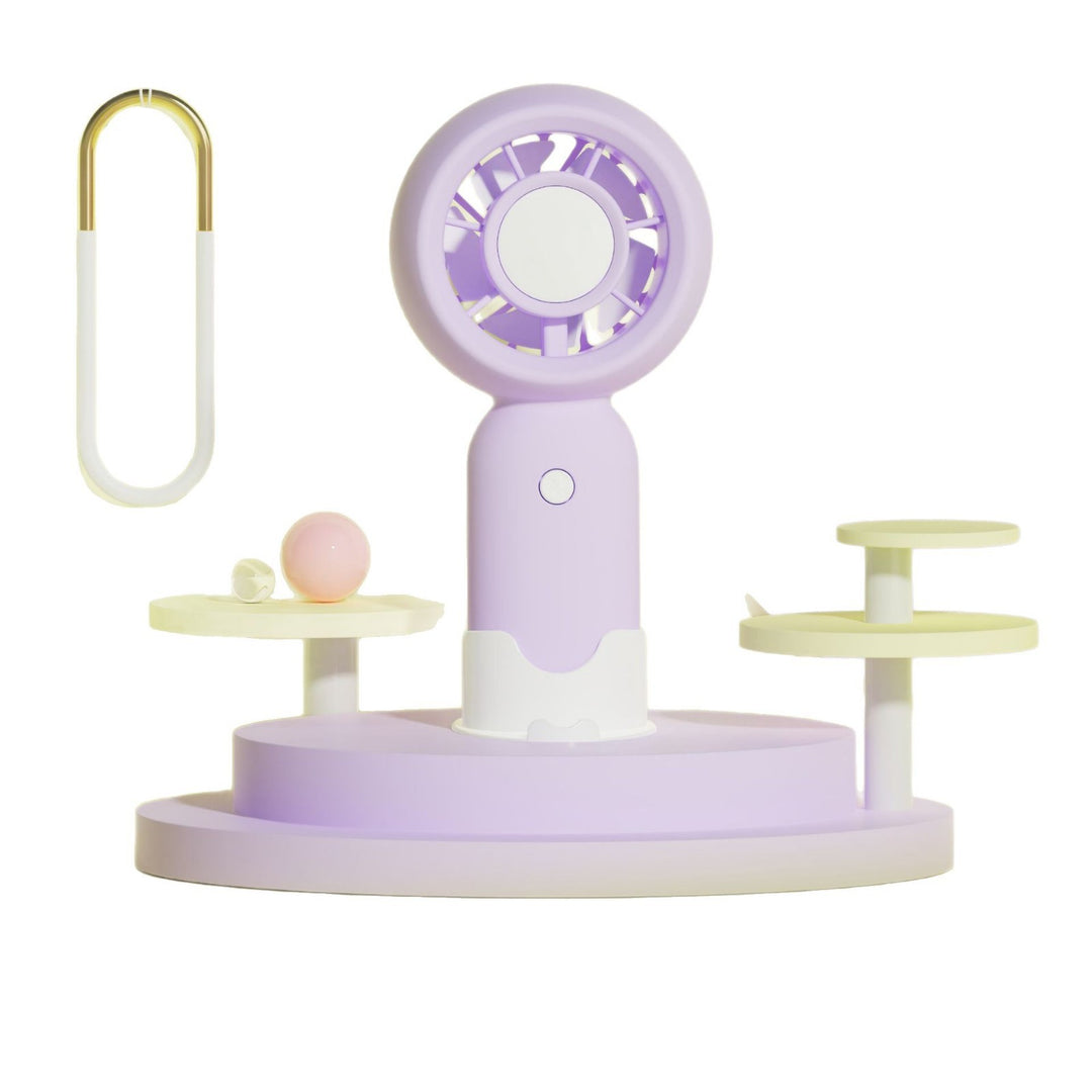 Unisex Portable Mini Fan with Rechargeable Battery Bowlift