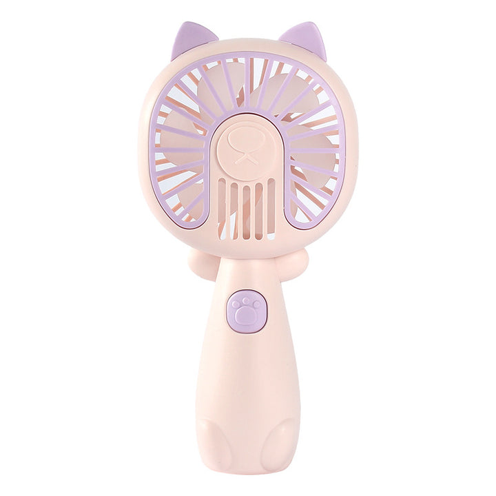 Cat-Themed Handheld Fan Bowlift
