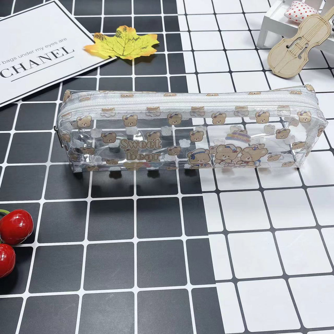 Cute Bear Patterned Pencil Case Bowlift