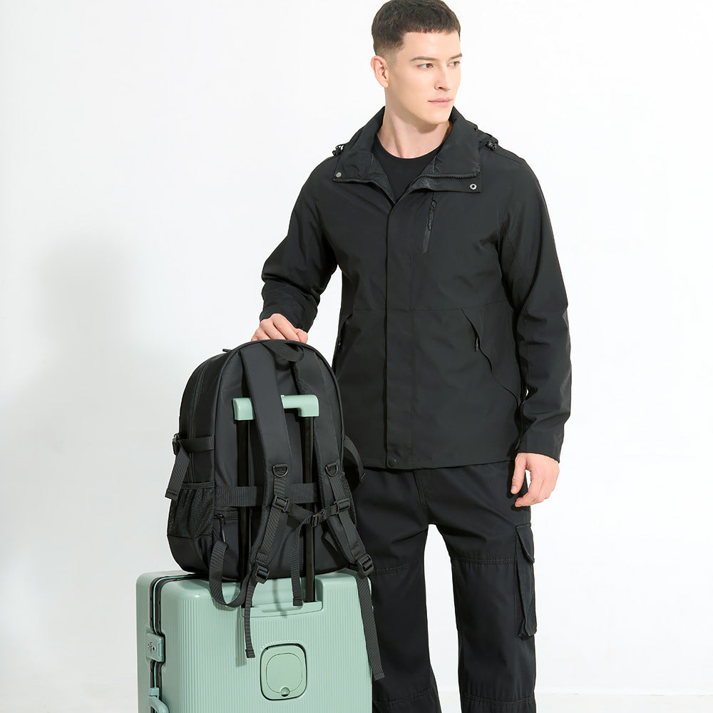 Multi-Compartment Travel Backpack Bowlift