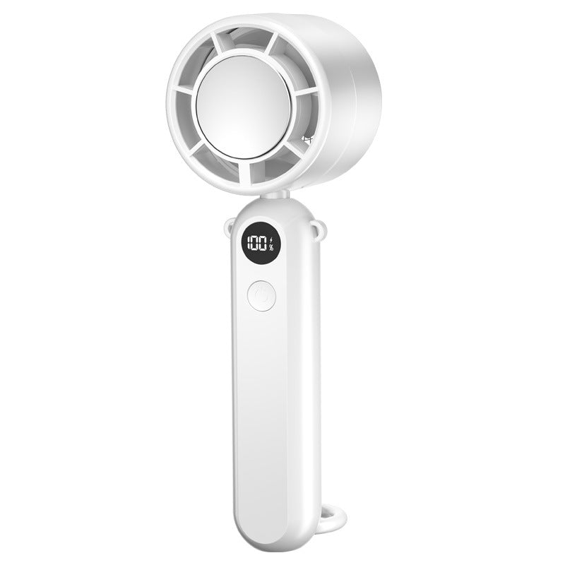 Unisex Portable Mini Fan with LED Display Bowlift