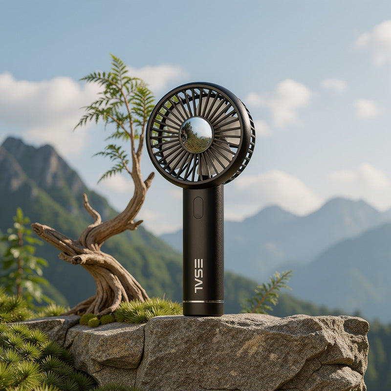Portable Leaf-Shaped Mini Fan Bowlift