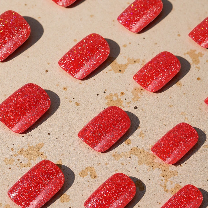 Glittering artificial nails with high-gloss effect Bowlift