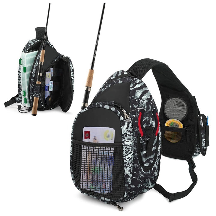 Sports Fishing Sling Backpack Bowlift