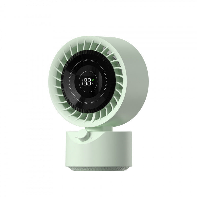 Ladies Compact Table Fan with Digital Hygrometer Bowlift