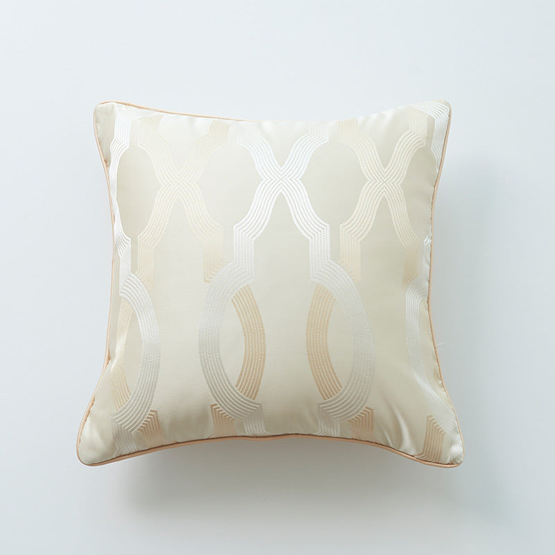 Textured Abstract Pattern Throw Pillow
