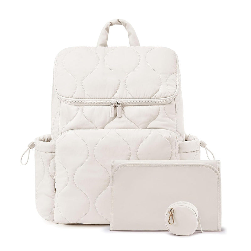 Quilted Multi-Compartment Day Backpack Bowlift