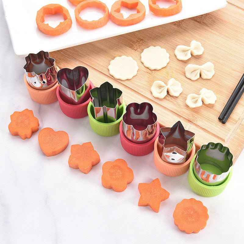 Cookie cutter set made of stainless steel with ergonomic handle Bowlift