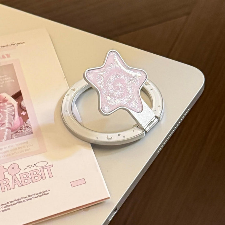 Hand mirror in playful star design Bowlift