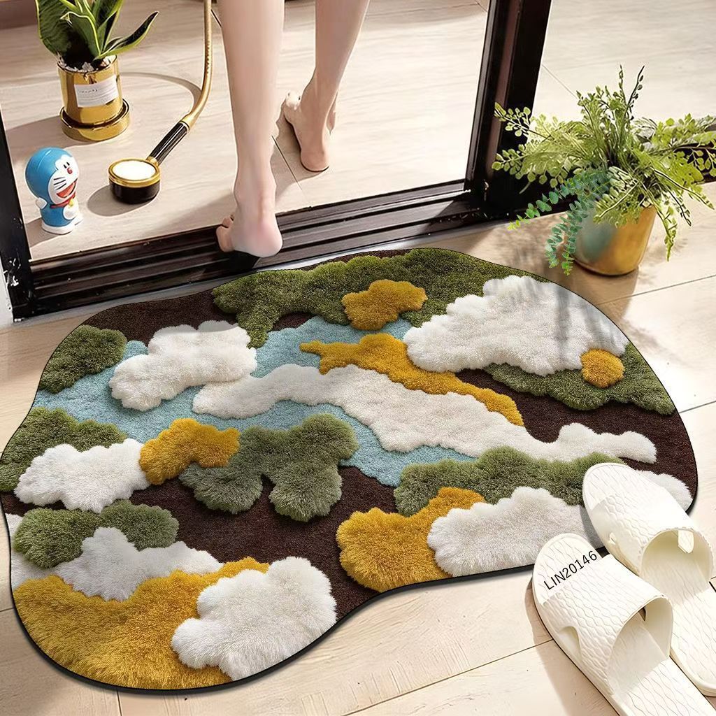 Artistic floor rug