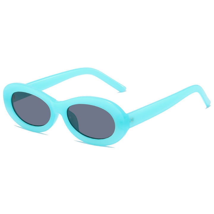 Women’s fashionable oval sunglasses with UV protection and innovative design Bowlift