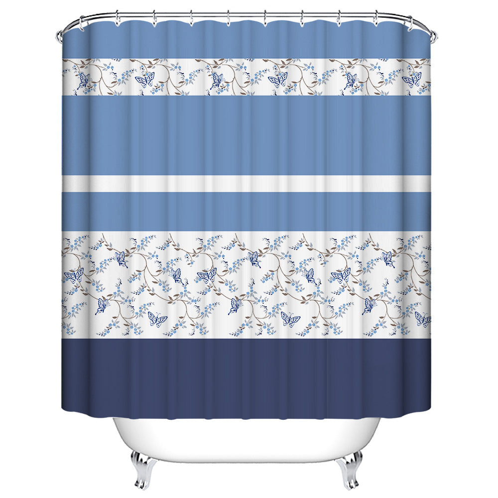 Decorative Shower Curtain Bowlift