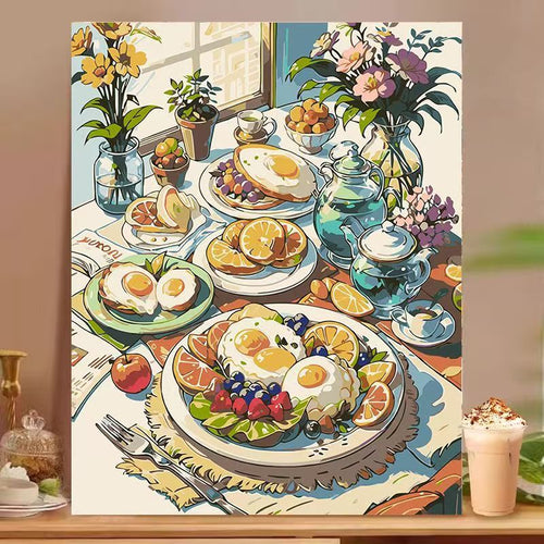 Dessert-Inspired Decorative Canvas Art Bowlift